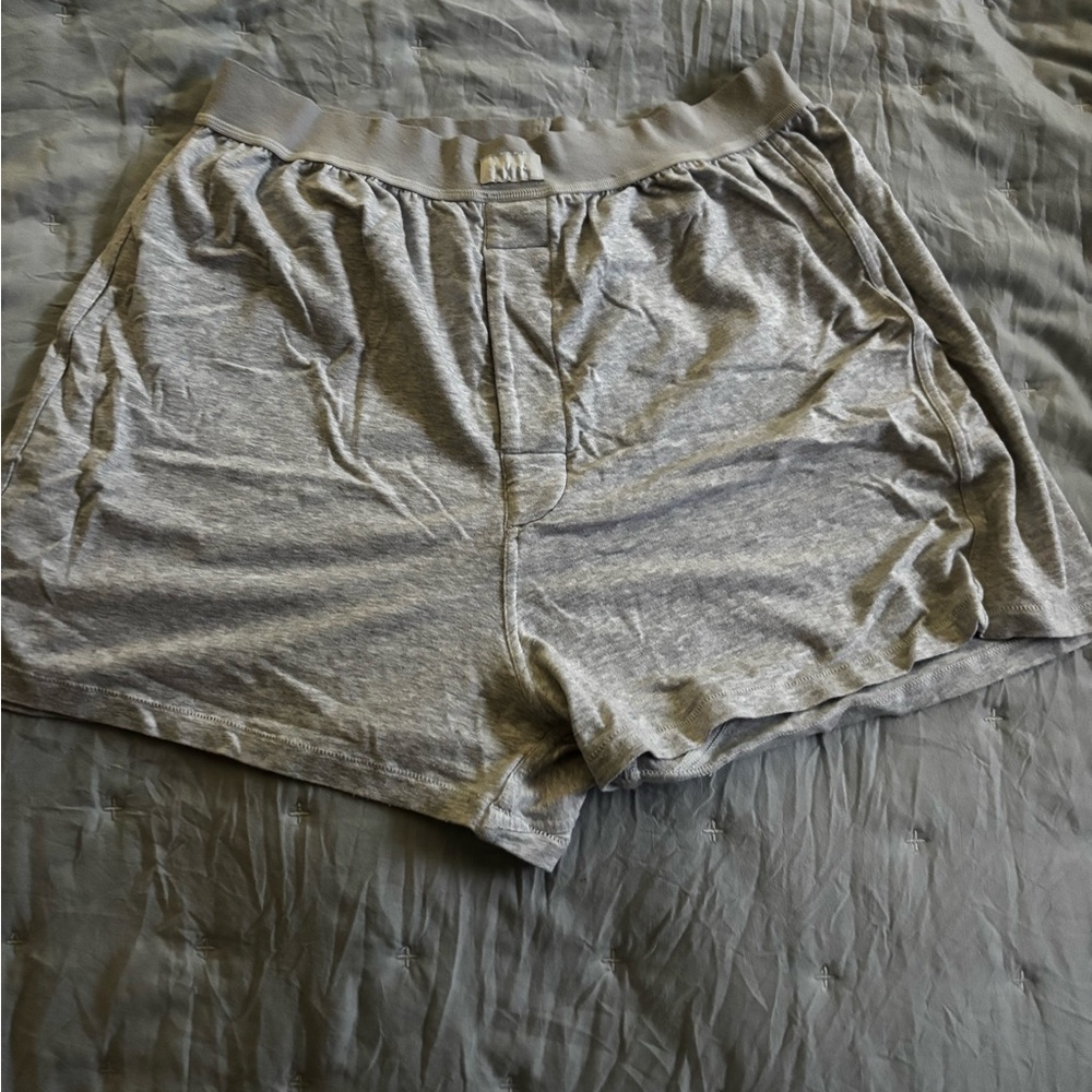 SKIMS Gray Boxer  Shorts
